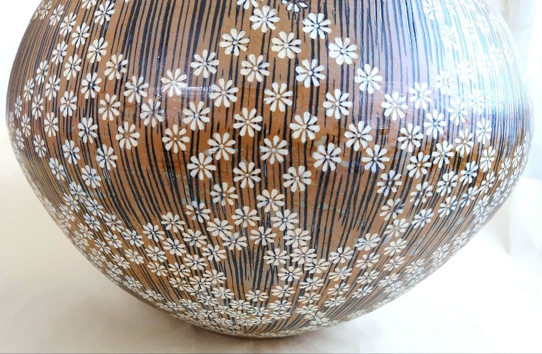 菱形文象嵌大壷 (未使用 新品同様)