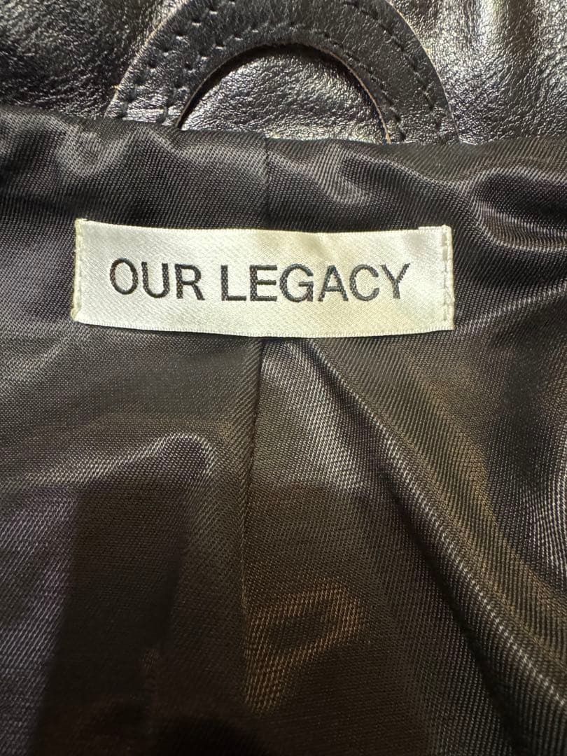 【新品未使用品】OUR LEGACY MINI JACKETレザージャケット50