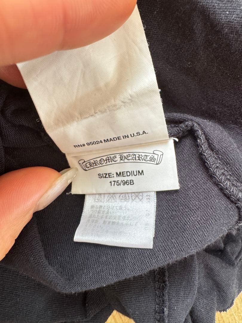 正規品CHROME HEARTS 黒 Tシャツ　Msize