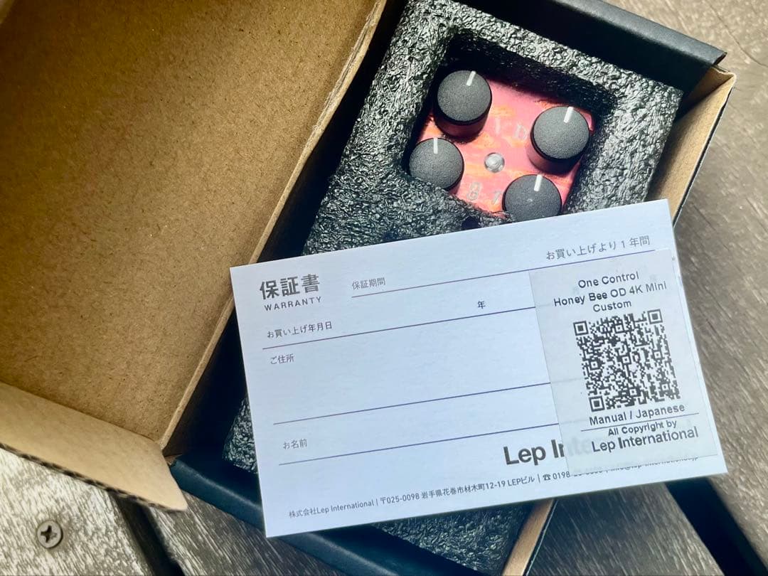 ギター Honey Bee OD 4K Mini Custom