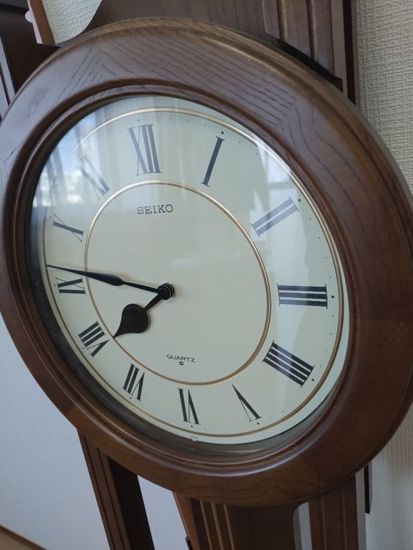 SEIKO セイコー　大型振り子時計 木製時計　飾り時計　壁掛け時計
