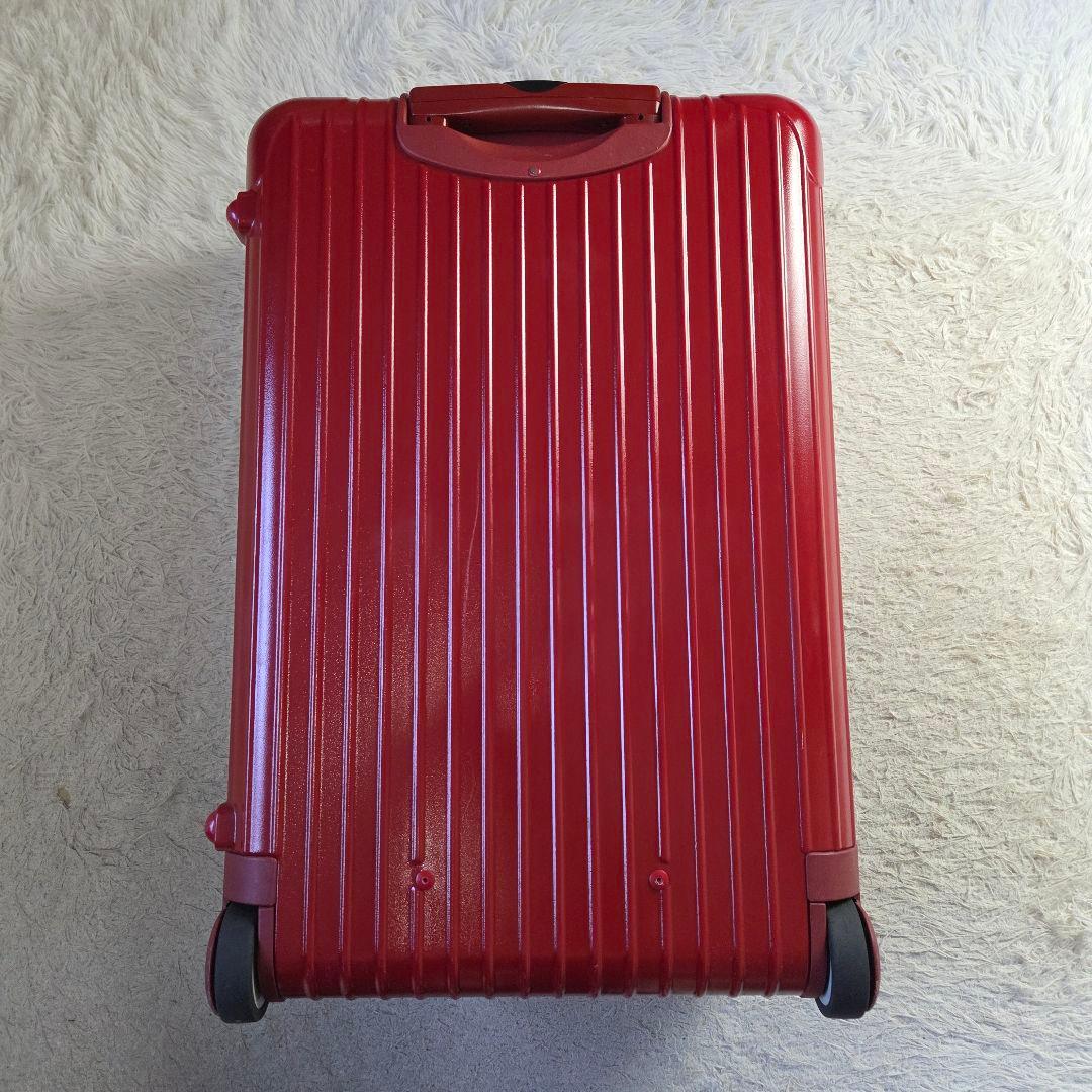 美品 希少 RIMOWA サルサ 63L キャリーケース レッド 855.63
