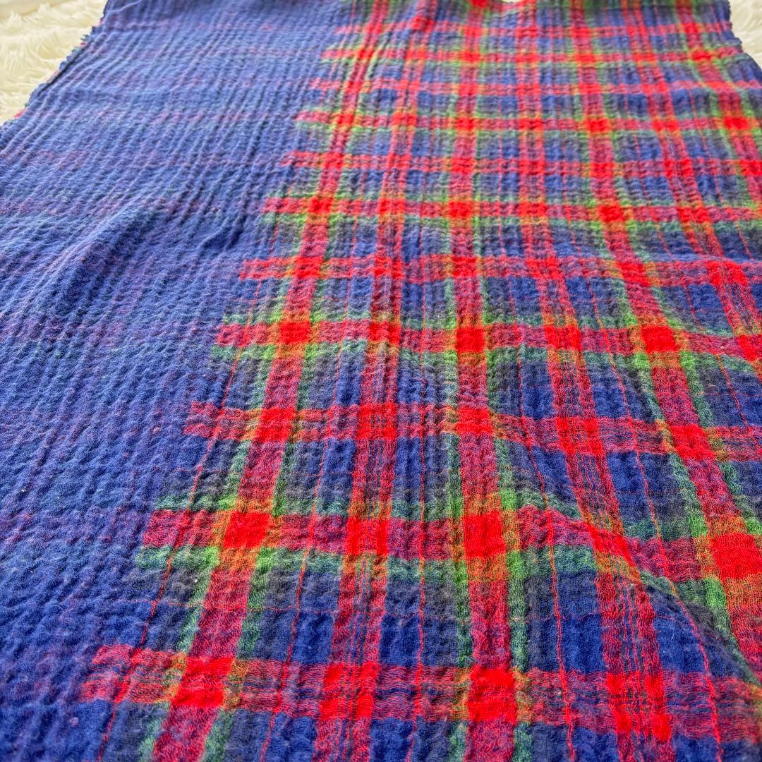 ヴィヴィアンウエストウッド 大判 ストール 刺繍 オーブ チェック