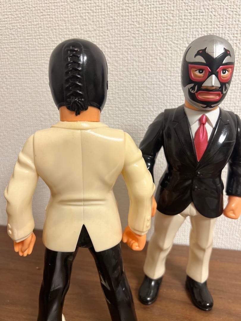 ミルマスカラス　ドスカラス　2体セット ソフビ　マルサン限定　プロレス　マスク