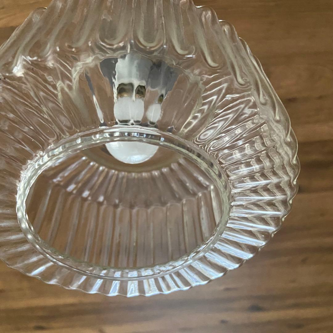 昭和レトロ　ガラスシェード　ペンダントライト　照明