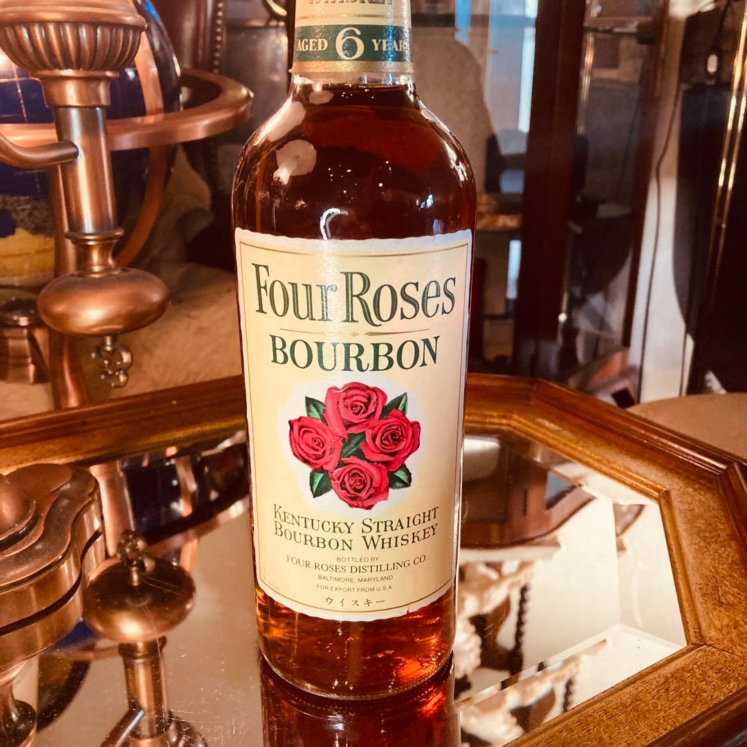 湯布院アンティーク オールドボトルバーボン Four Roses 6年 イエロー