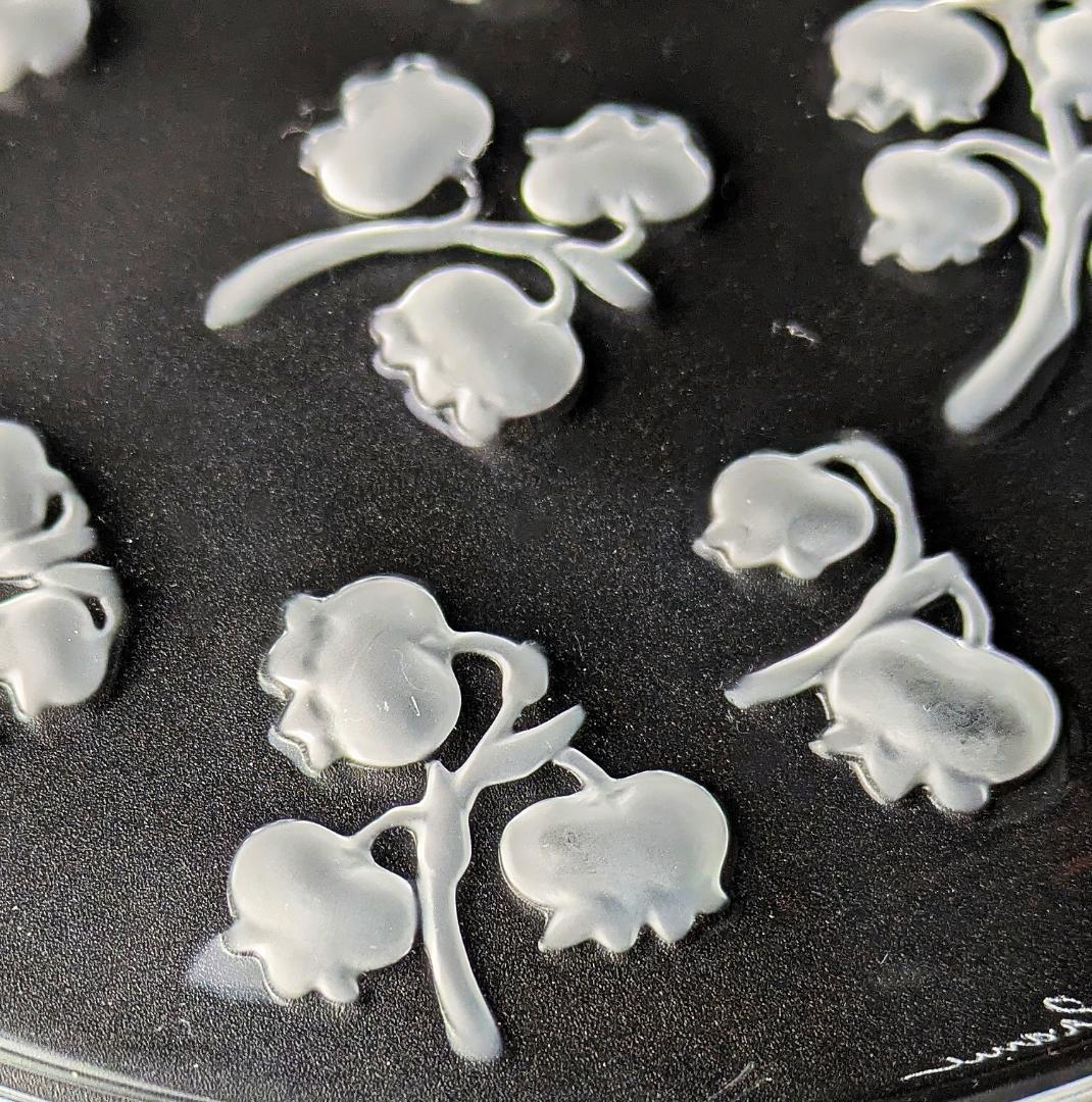 すずらん ころころ★ラリック フランス ビンテージ 21㎝皿 muguet Ｂ