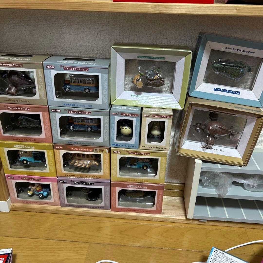 未開封プルバックコレクション 15個セット　ジブリ となりのトトロ　ラピュタ