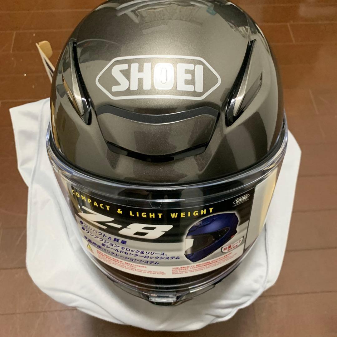 新品 shoei z-8 アンスラサイトメタリック パーソナルフィッティング券付