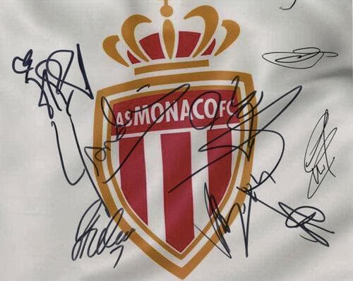 ASモナコ FC チーム直筆サイン入り写真 ルドヴィック・ジュリー  SA鑑定済