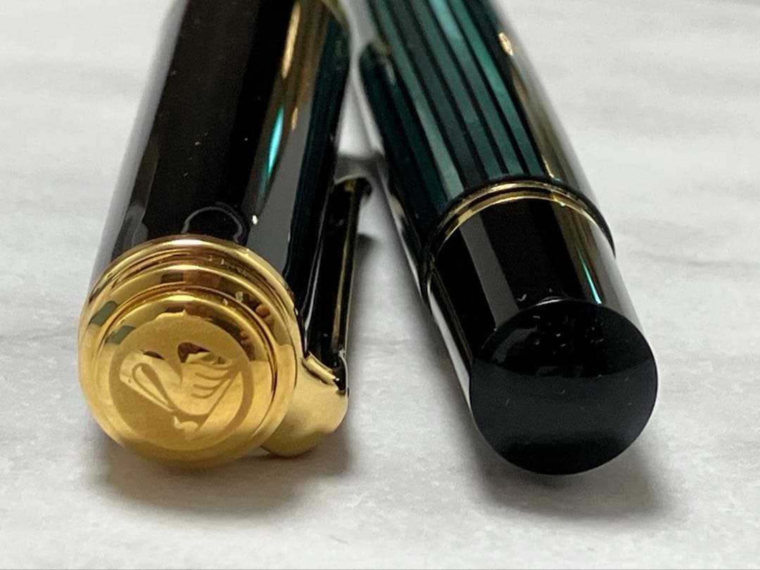 未使用品★Pelikan　ペリカン　万年筆　スーベレーン　グリーンストライプ　箱
