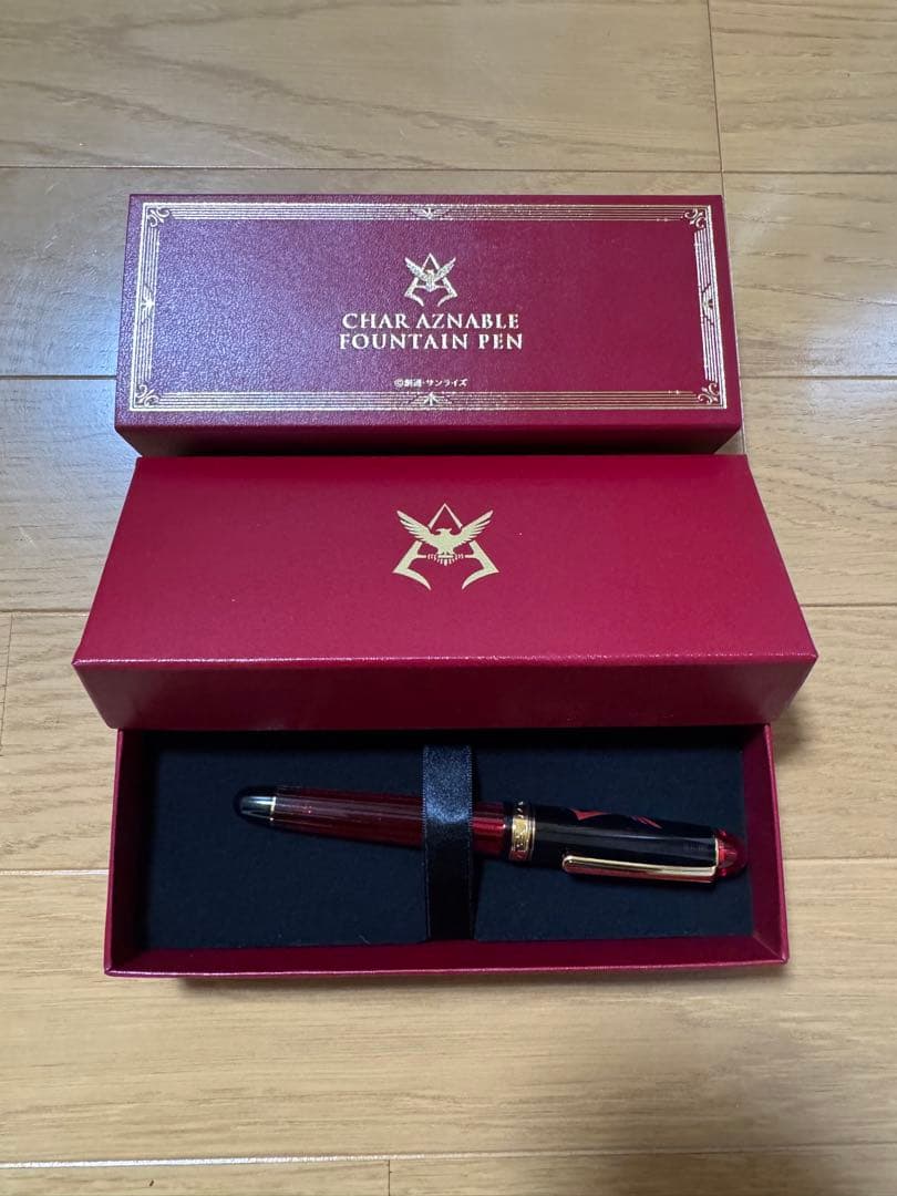 【新品】【未使用品】【匿名配送】シャア専用　シャアの万年筆　赤い彗星モデル