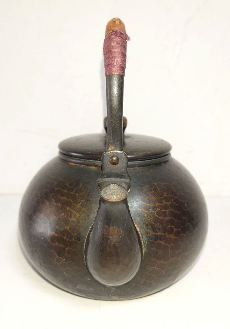 急須 槌目 清穂堂 鎚起銅器 茶道具 手打ち湯沸かし やかん 金属伝統工芸品