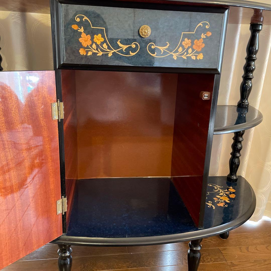 優輝　希少イタリア製　象嵌キャビネット