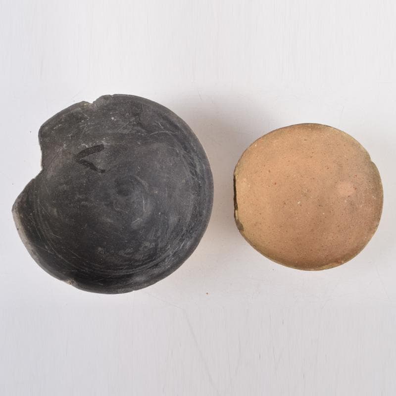 朝鮮美術　須恵器　新羅土器　新羅無釉土　6点まとめて　V　8342A