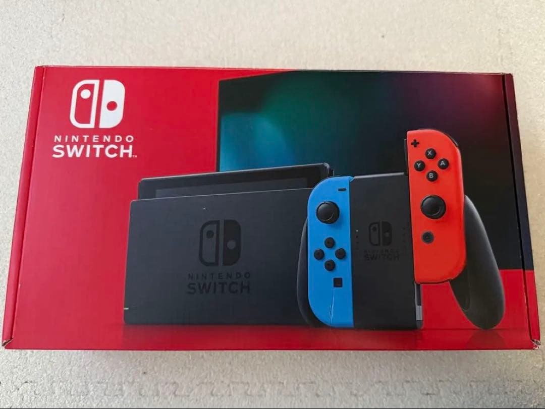 【美品】Nintendo Switch 本体 青/赤 Joy-Con付き