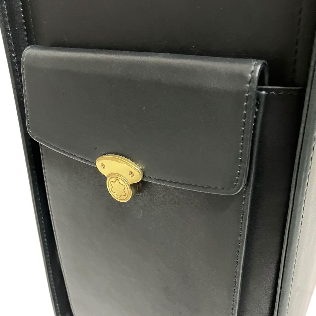 未使用　モンブラン　アタッシュケース　トランク　ビジネスバッグ　レザー　希少品