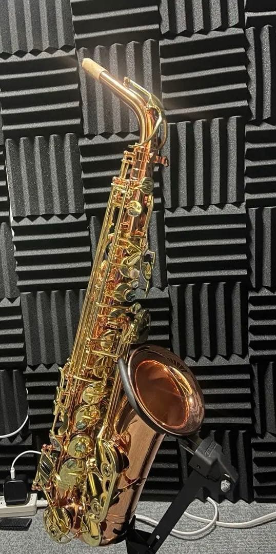 【新品】アルトサックス 銅メッキ クリアラッカー仕上げ