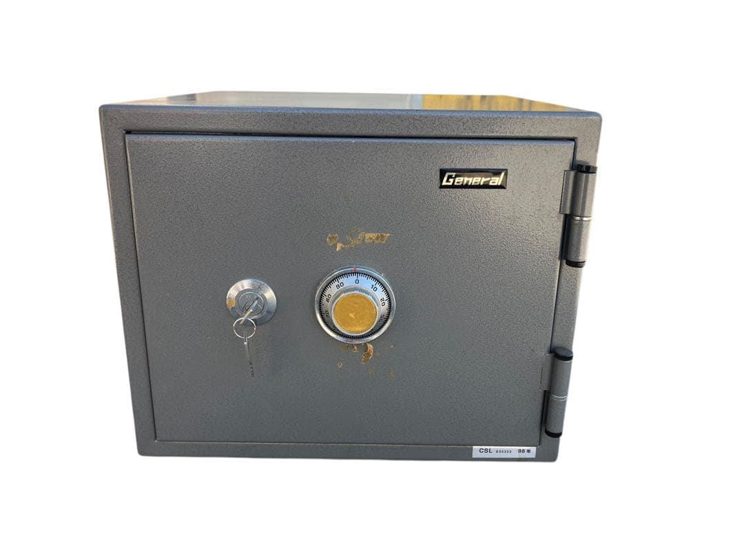 GENERAL ジェネラル 金庫 ダイヤル式 鍵付き 鍵2本 防犯 耐火 会社