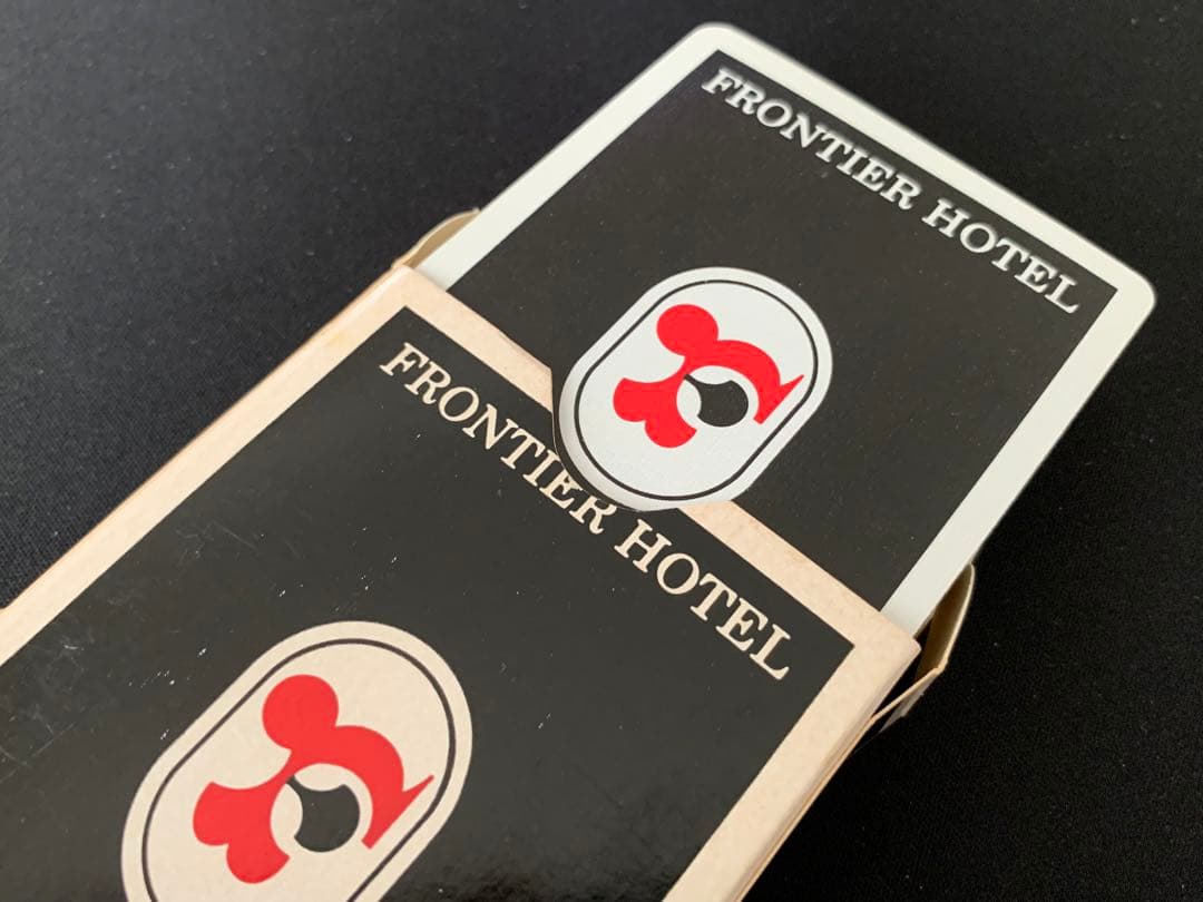 美品 Frontier Hotel 黒 オールド カジノデック