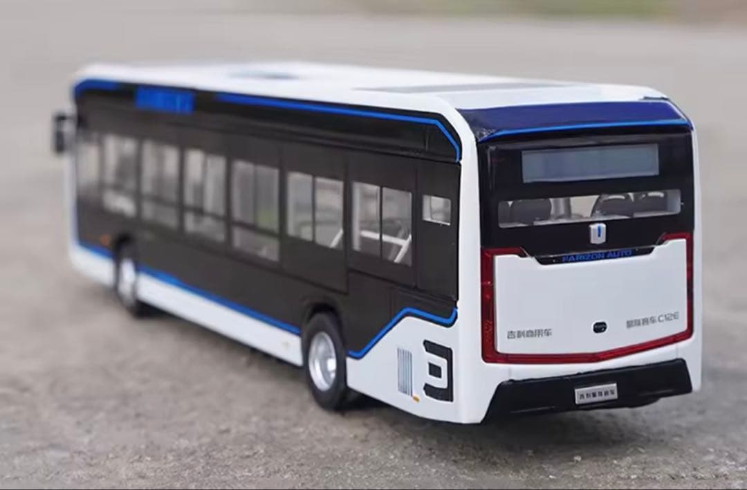 バスモデ1:42スケールバス純電気バスモデル