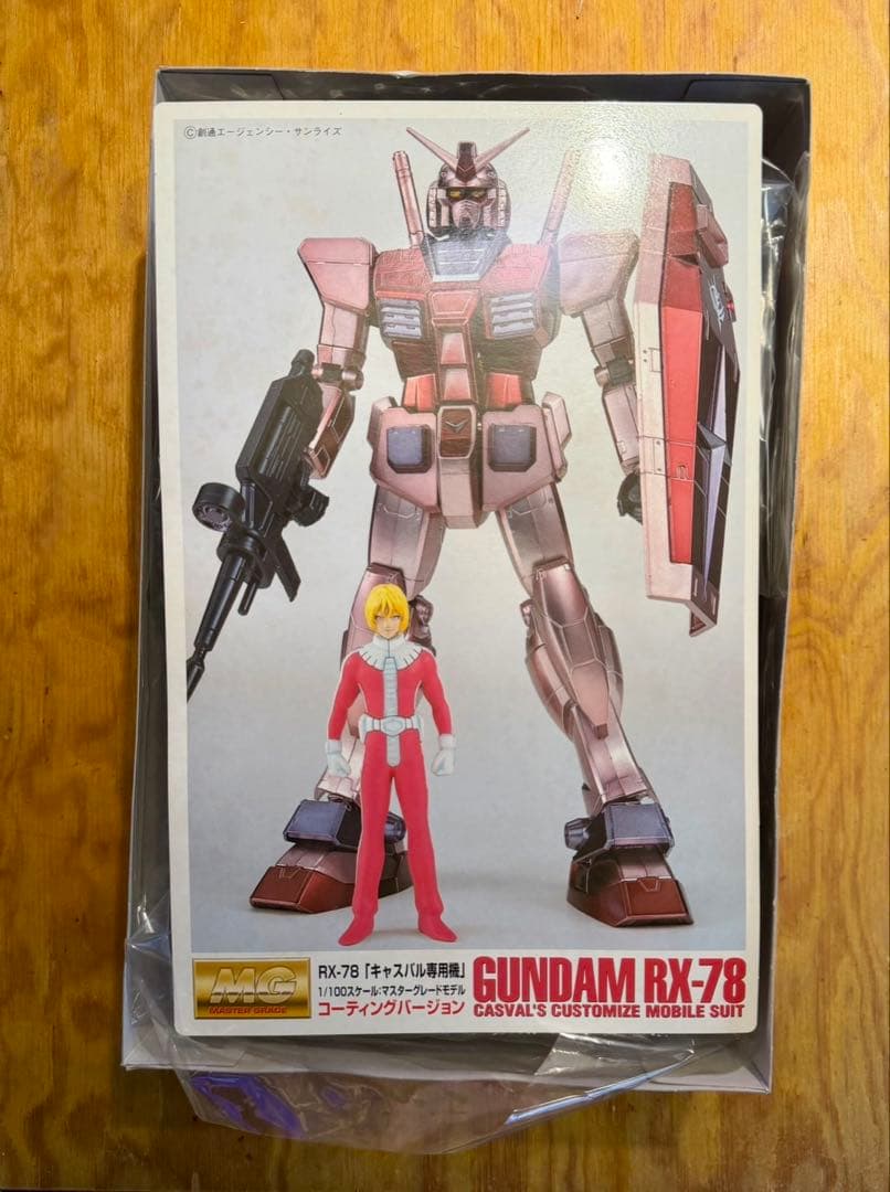 【未使用ホビーショー限定】MGキャスバル専用ガンダムRX-78コーティングver