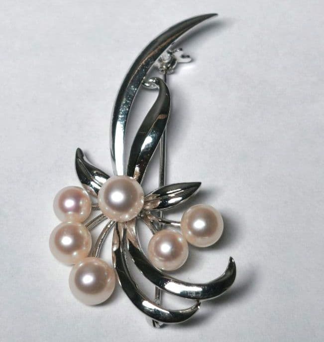 【美品 最高級】ミキモト ブローチ パール フォーマル 皇室御用達 正規品