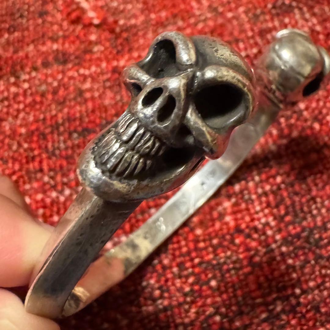 BWL 限定 スカルバングル シルバー925