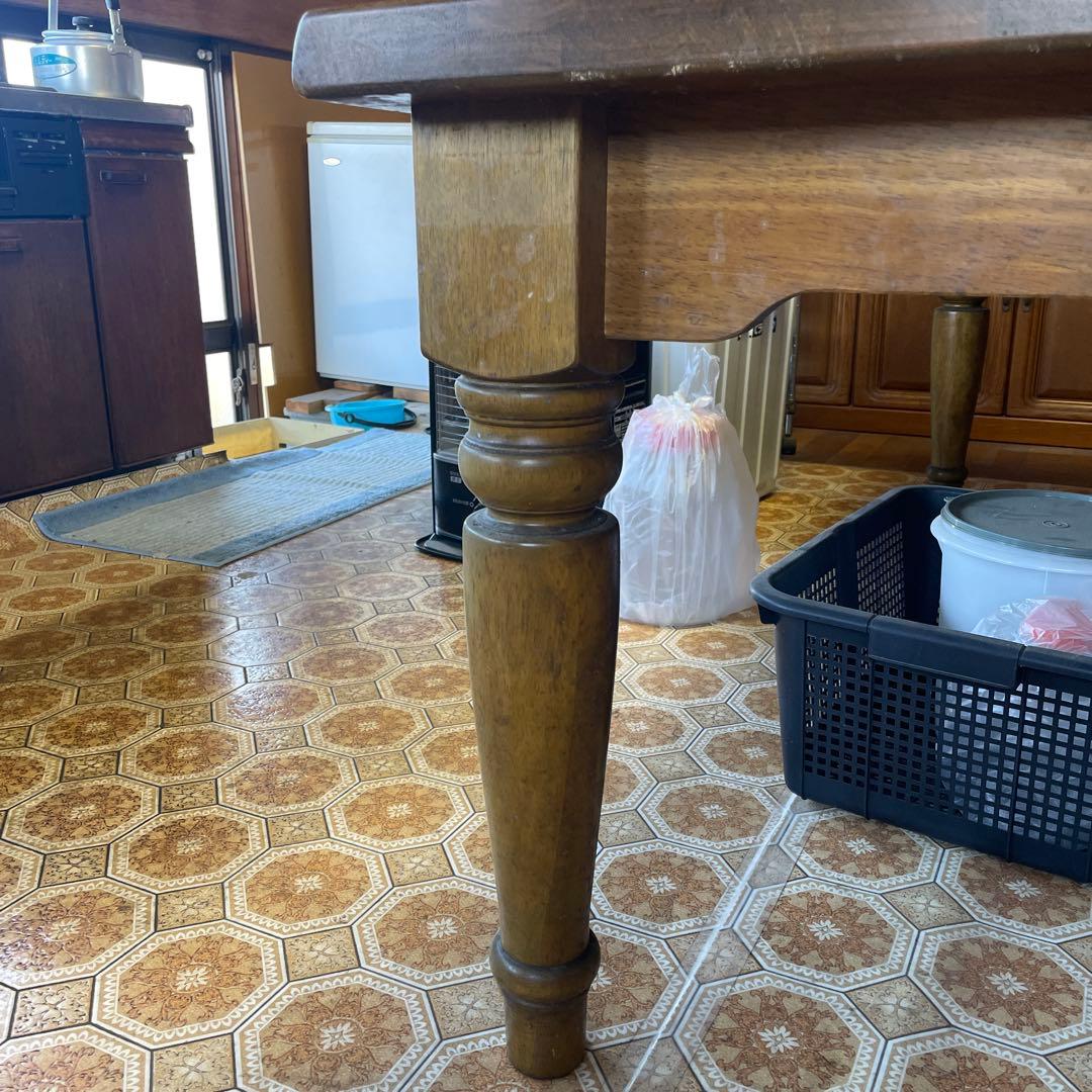 アンティーク　ダイニングテーブル　机