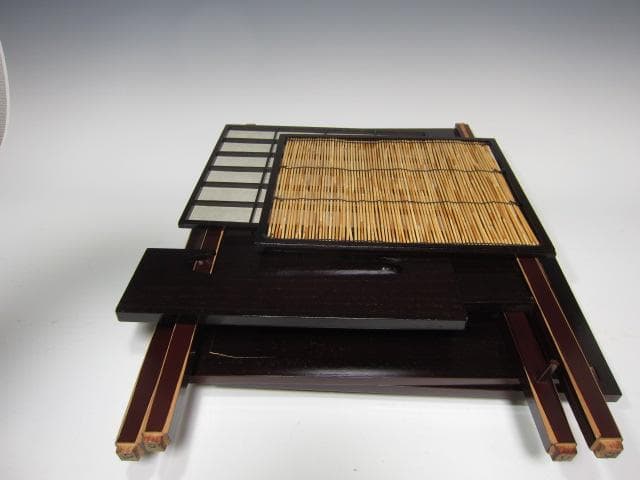 ☆　駒沢利斎　吉野棚　裏千家　十四代　淡々斎の花押がございます☆y582