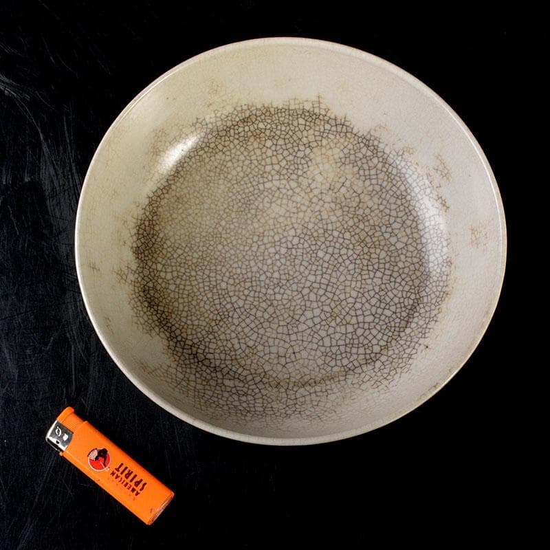 中国　成化年造款　官窯　白磁　鉢　V　6704