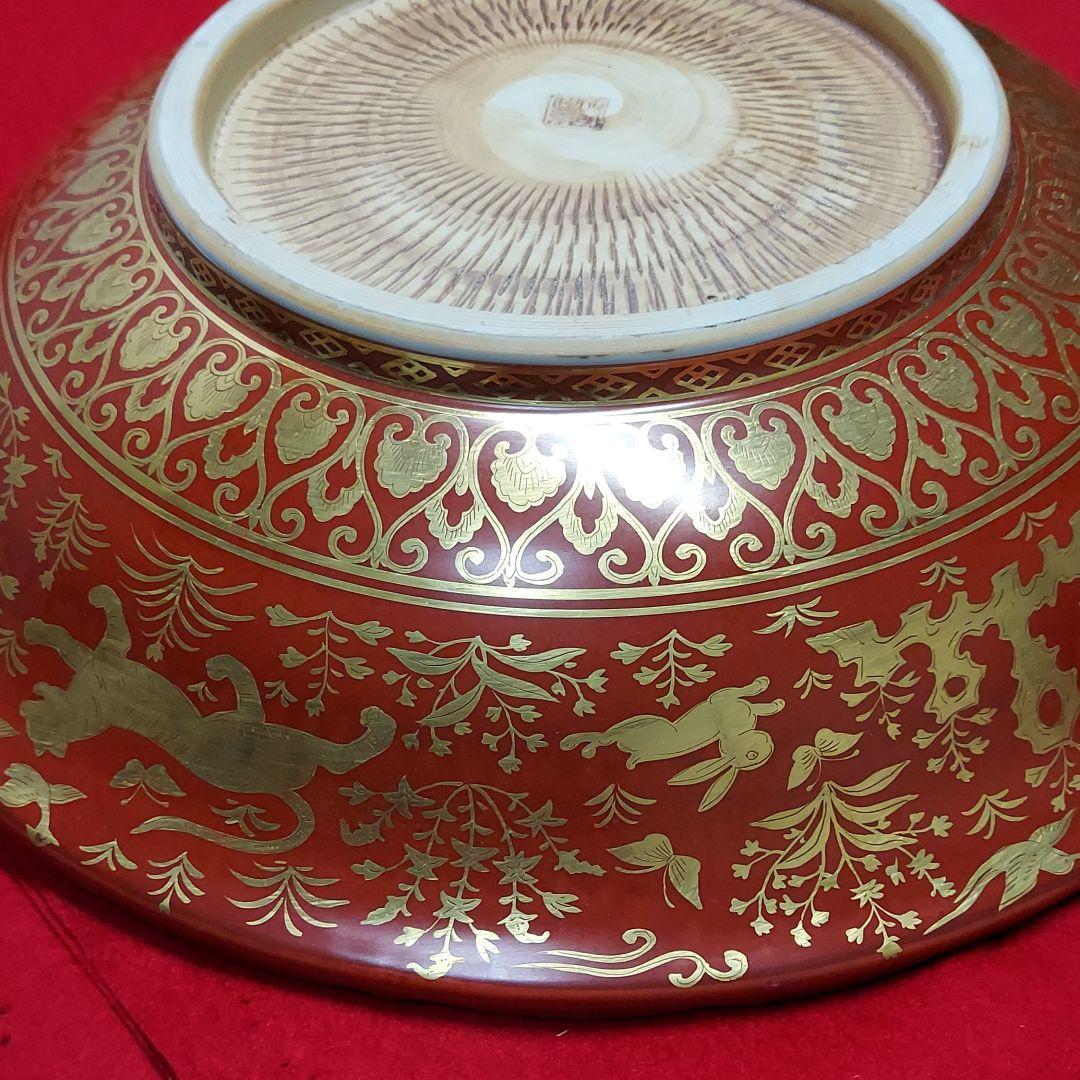 朱金蘭正倉院狩猟図大皿