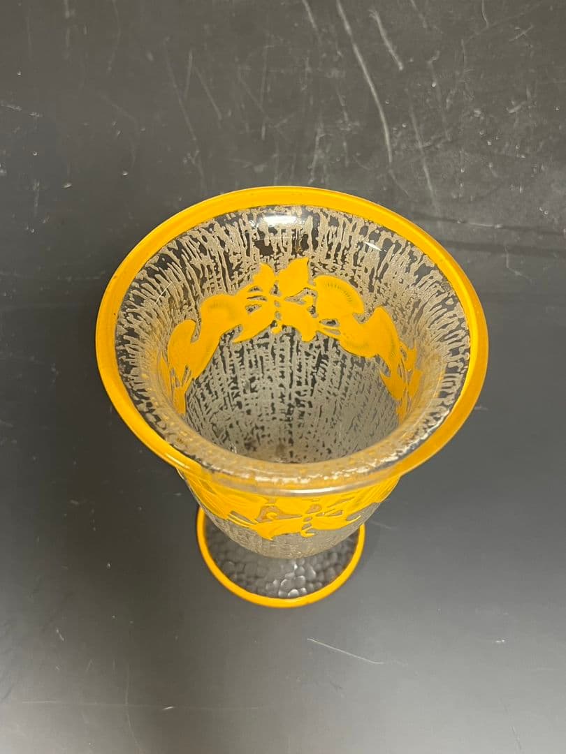 ドーム ナンシー Daum Nancy 蔓草連続文花入　本物保証