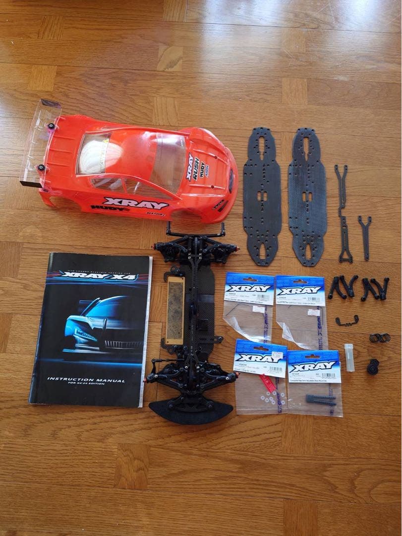 XRAY X4 2024 カーボン ボディ 新品タイヤ スペアパーツ