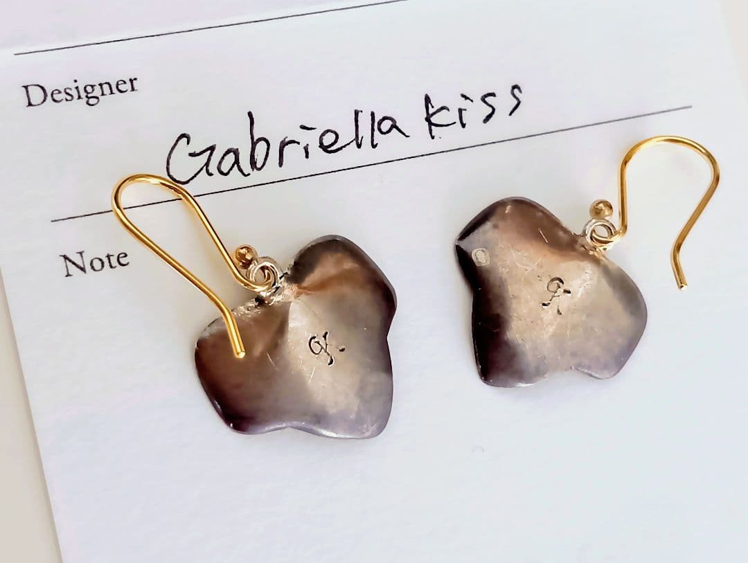 ガブリエラキス アイビーリーフピアス 14K シルバー