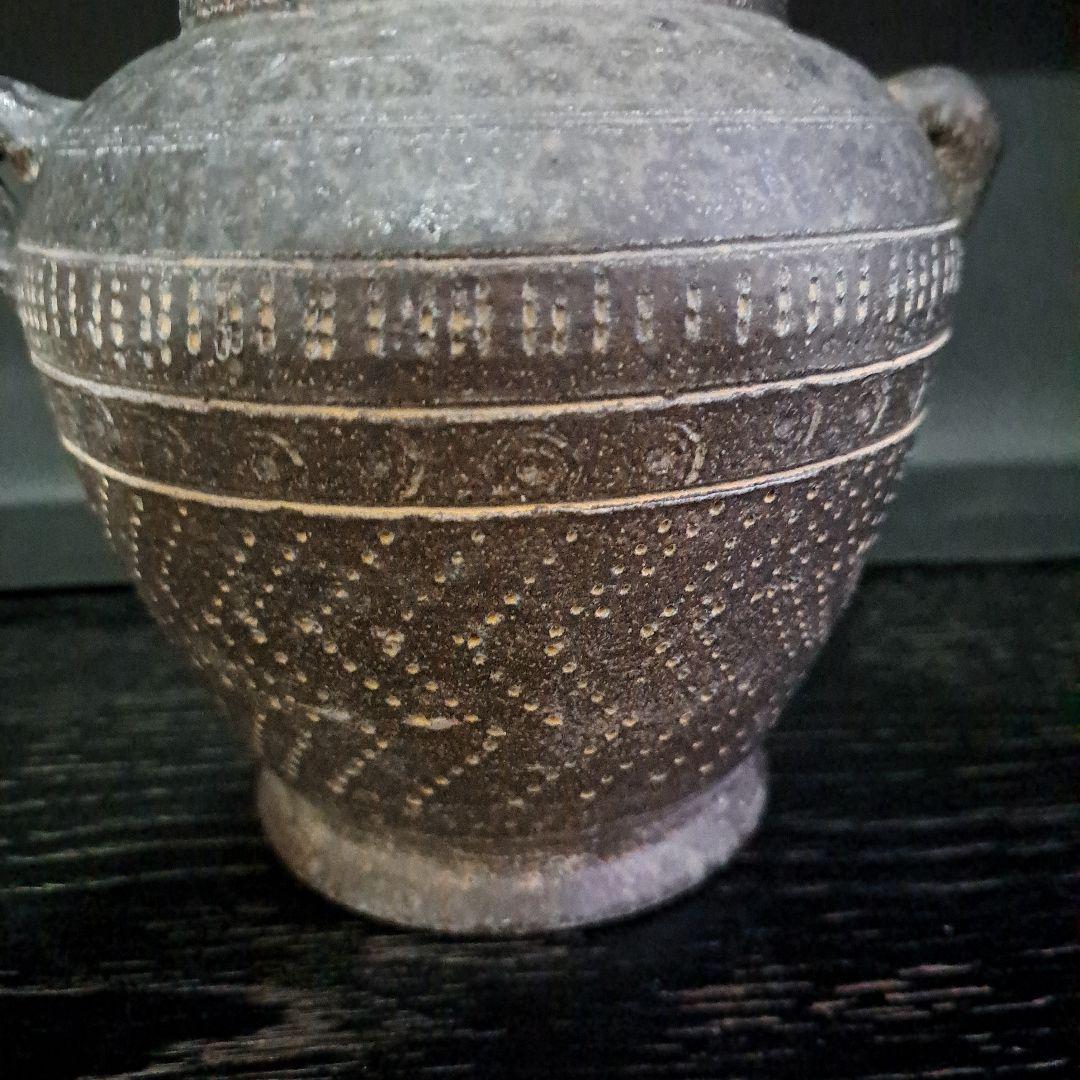 古代土器　　双耳壷　　押形多様図
