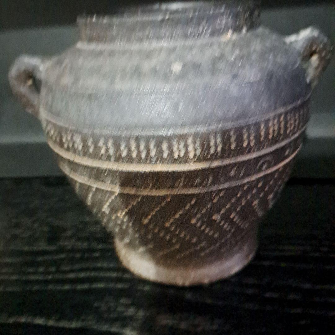 古代土器　　双耳壷　　押形多様図
