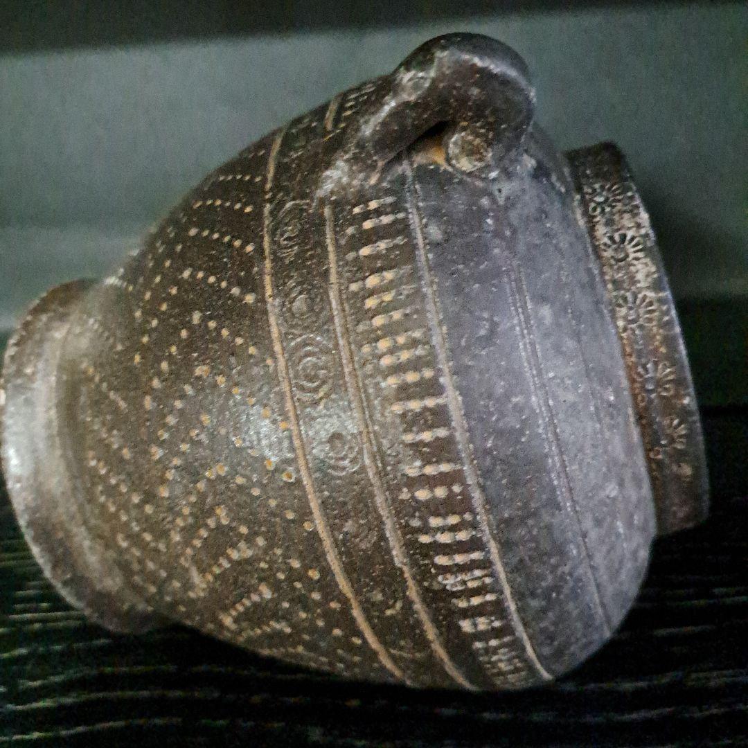 古代土器　　双耳壷　　押形多様図