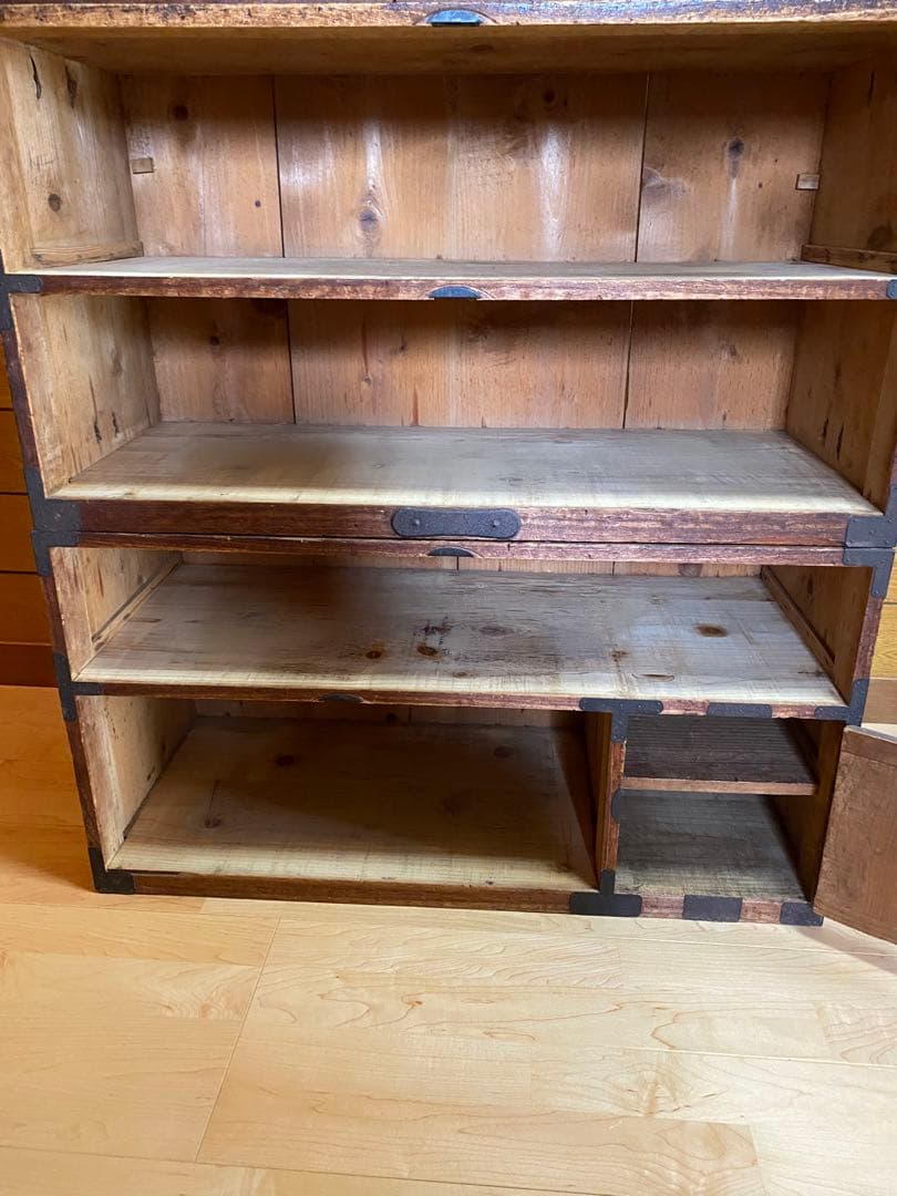 時代箪笥　アンティーク　和箪笥　丸金具　桐箪笥　江戸〜大正　古家具　骨董