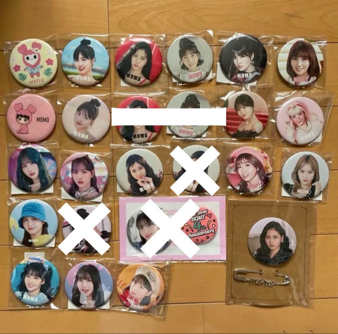 モモ　缶バッジ　缶バッチ　34点セット　まとめ売り