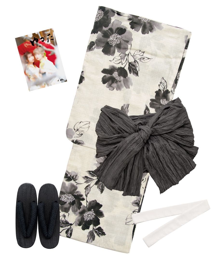 《即日発送可◎》Dita 浴衣 京の水墨画 5点セット