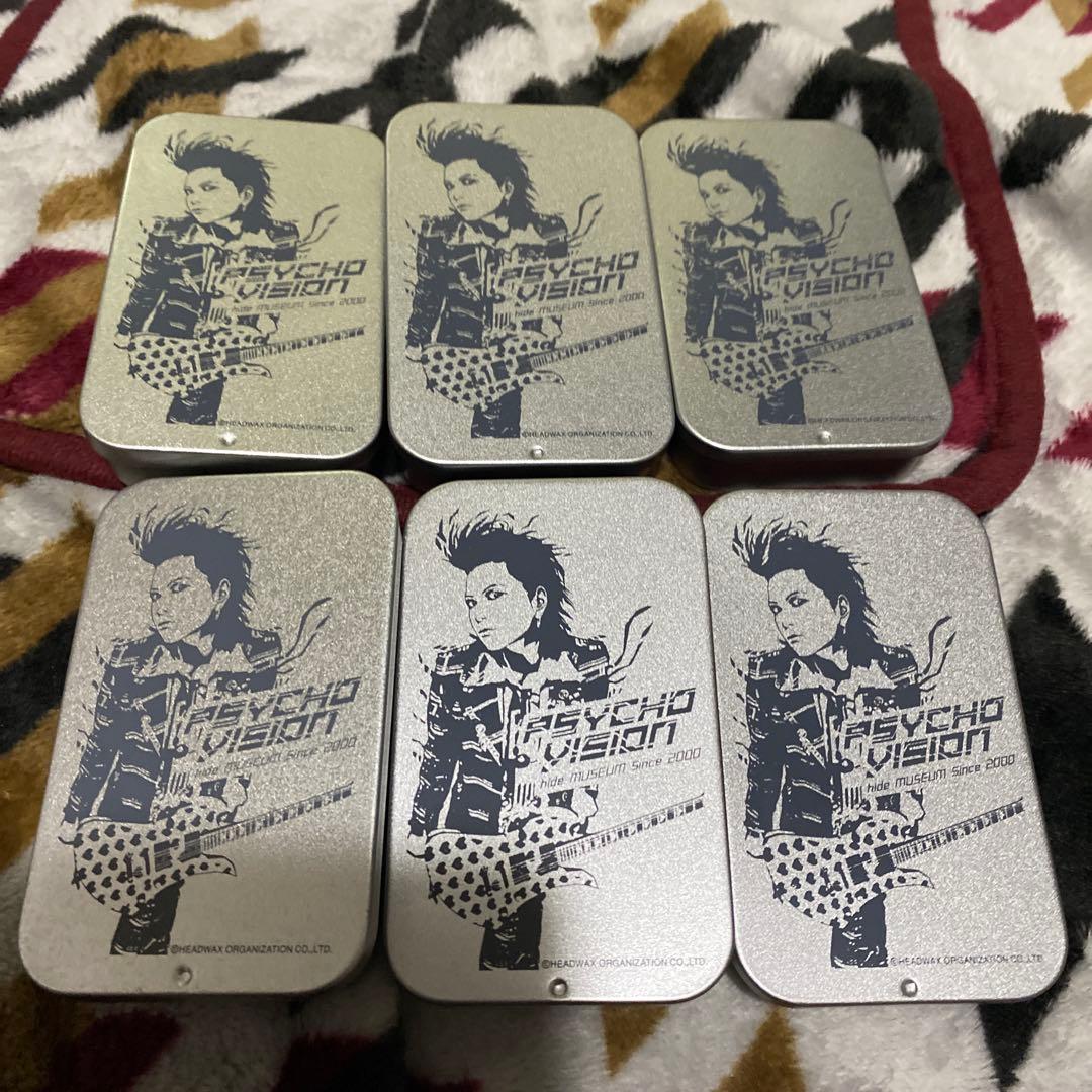 hide サイコビジョン　限定ピンバッジ全6種　コンプリート　おまけ付き