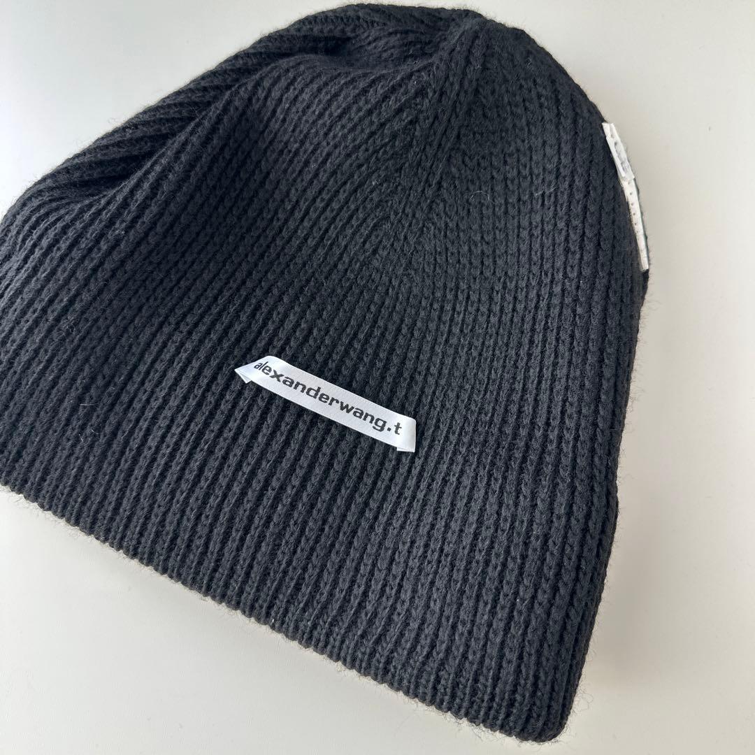 alexanderwang.t ブラック ニット帽 O/S