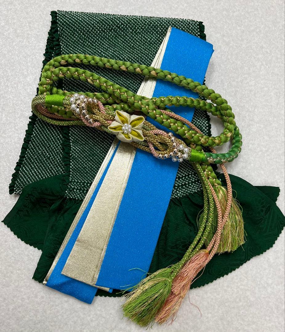 小柄な方に♪ 振り袖　フルセット　長襦袢付　成人式　金彩加工　刺繍入　724