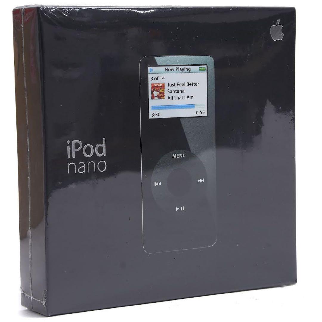 APPLE iPod nano第1世代 2GB ブラックPA100J/A未開封