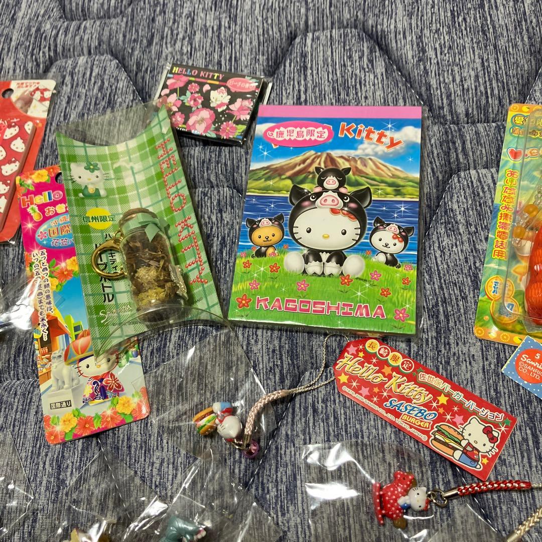 ハローキティご当地キティセット根付やストラップなど