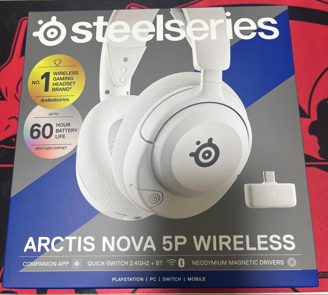 SteelSeries Arctis Nova 5P Wireless ホワイト