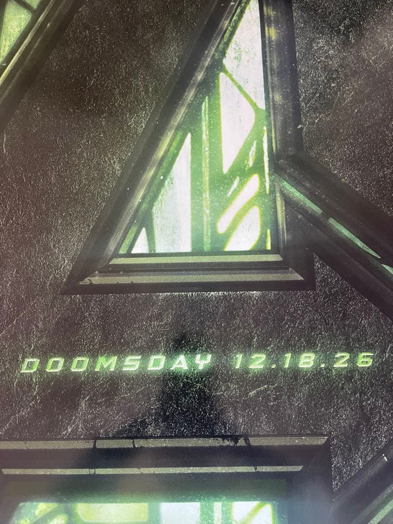 *枚数限定*映画館用両面印刷ポスターUS版:アベンジャーズ/ドゥームズデイ