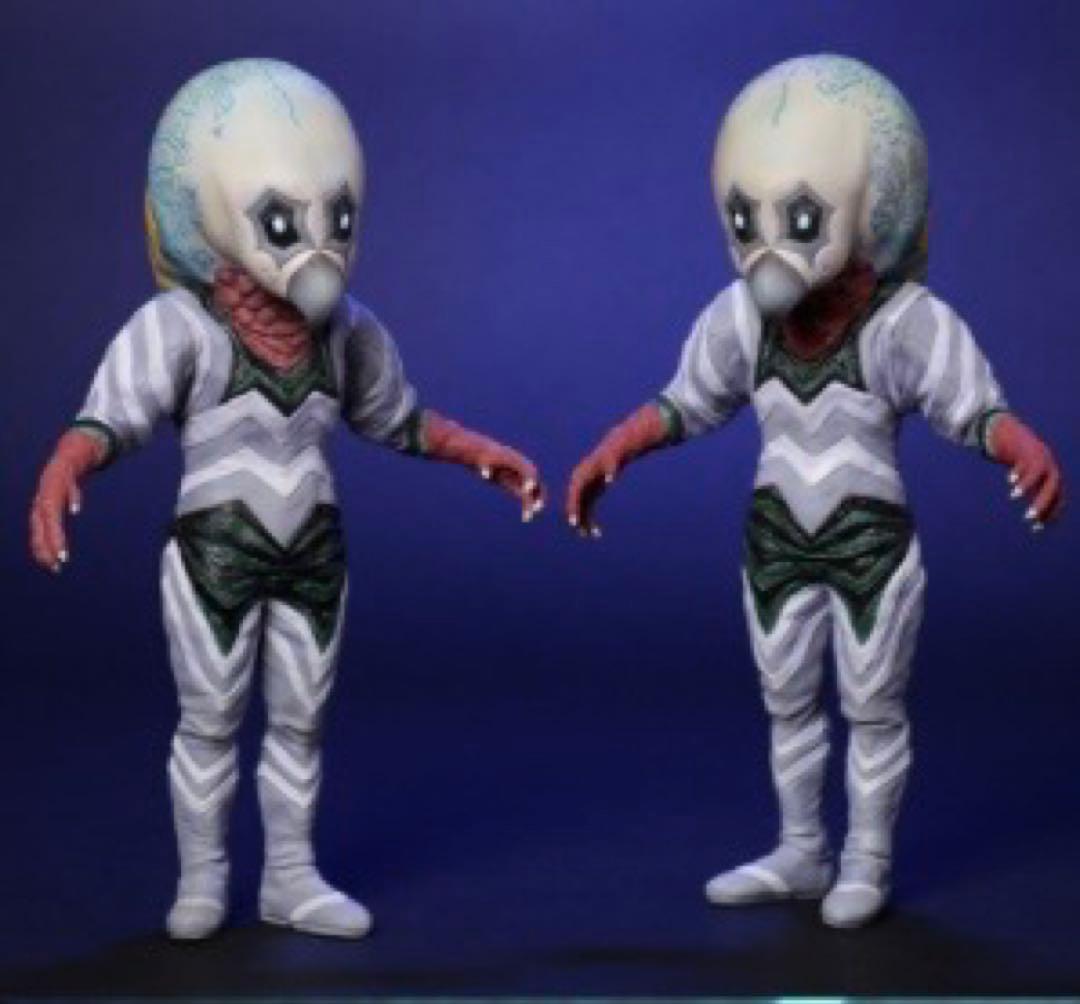 エクスプラス大怪獣シリーズ少年リック限定ガッツ星人分身セットナイトカラーVer.