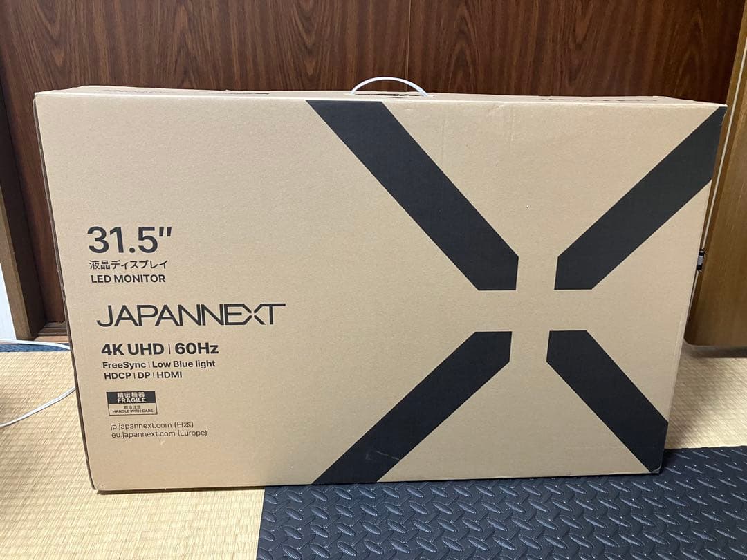 JAPANNEXT 31.5インチ 4k UHD モニター 60Hz